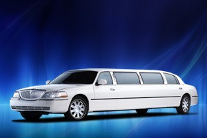 Whiter Luxury Limousine