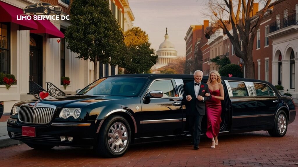 Romantic Night with Limo Service for Couples on Valentine’s Day in DC